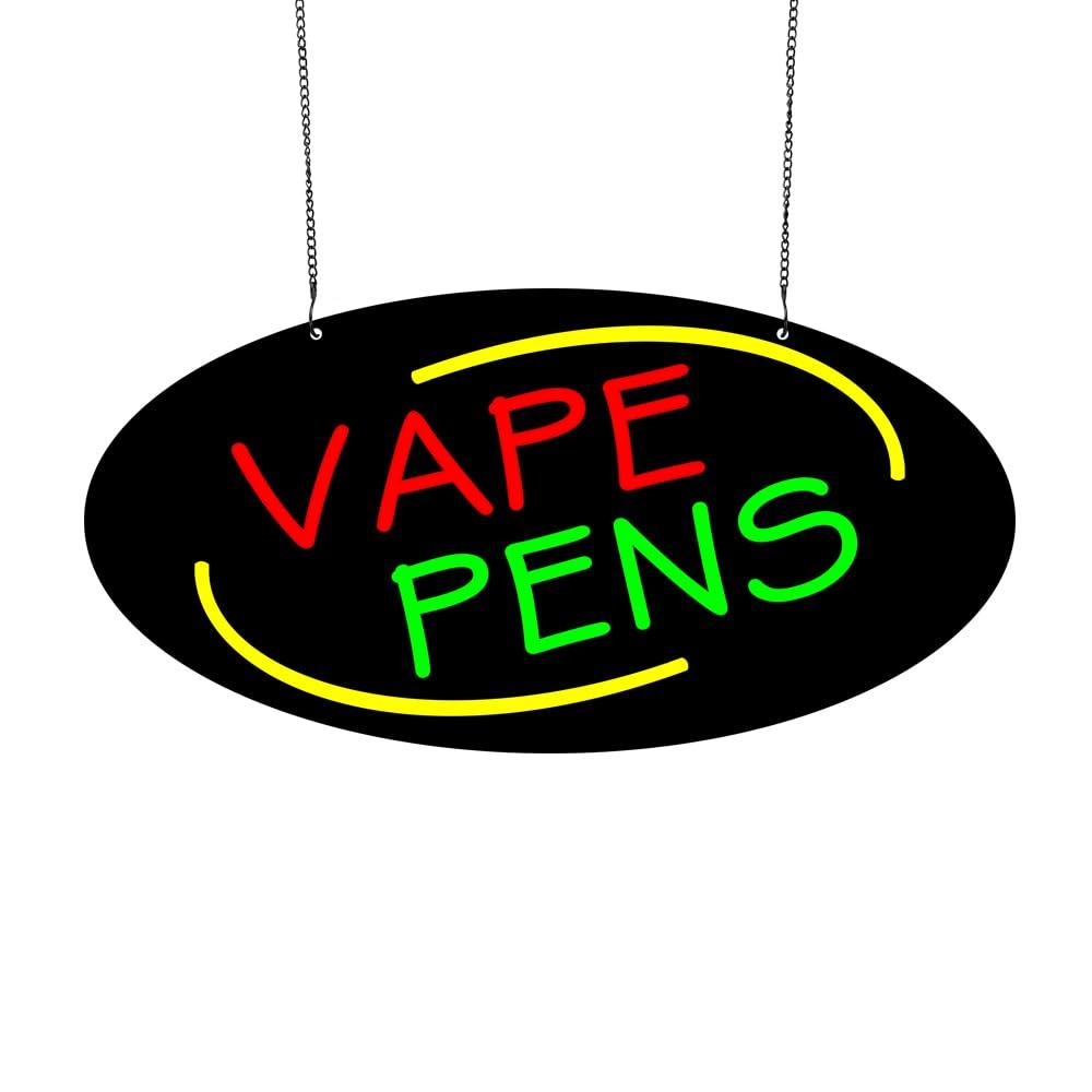 Vaping Store - ป้ายไฟนีออน LED ปรับความสว่างได้ สำหรับร้านขายบุหรี่ไฟฟ้า ป้ายติดผนัง หน้าต่าง