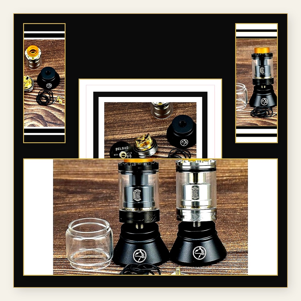 Accessories For Vaping - ReLoad RTA 24mm 3.5ml อะตอมไมเซอร์แบบเติมน้ำยาจากด้านบน -
