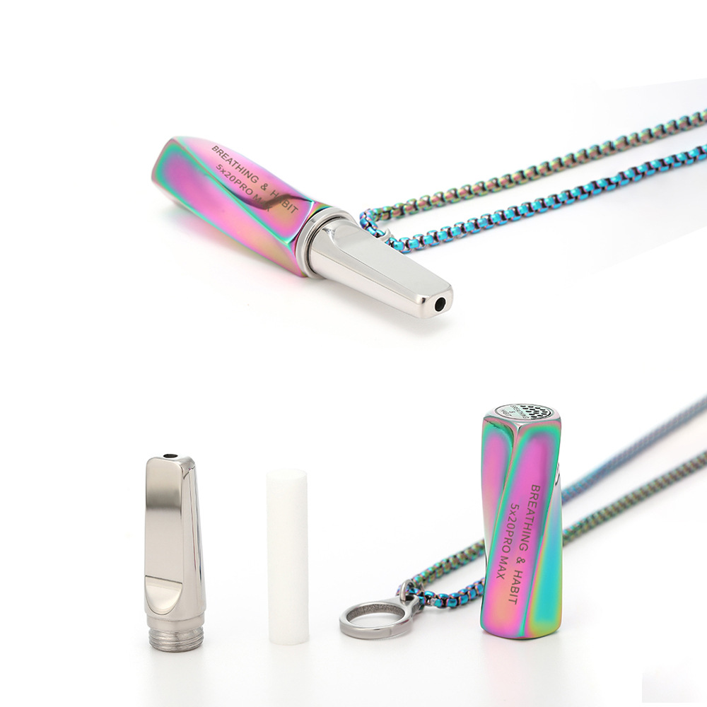 สร้อยคอสแตนเลสสตีลสำหรับสูดดมก - Vaping Air บทวิจารณ์และราคา