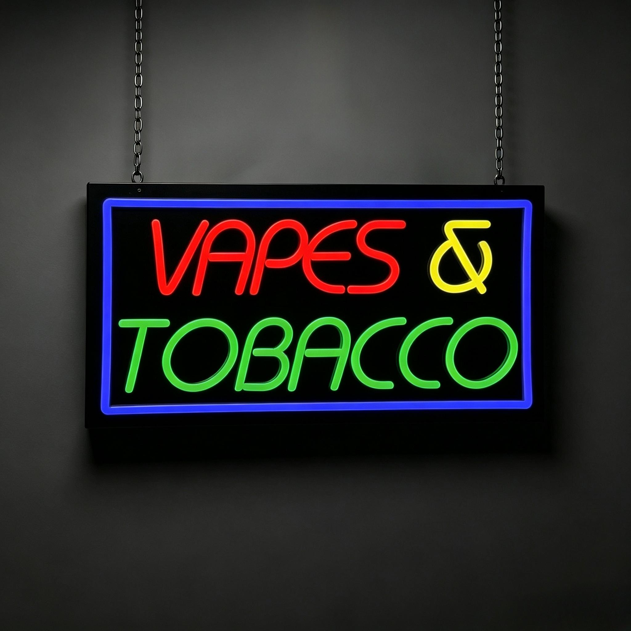 ป้ายไฟนีออนลายยาสูบและเวป ใช้พ - Vaping Store บทวิจารณ์และราคา