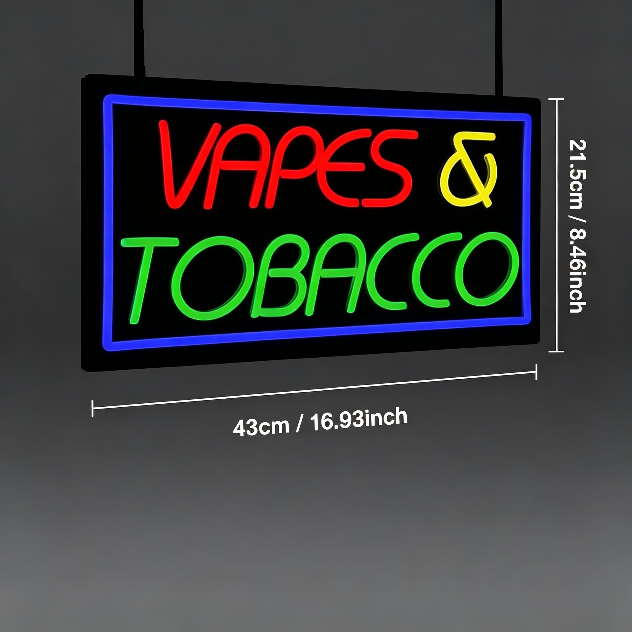 ป้ายไฟนีออนลายยาสูบและเวป ใช้พ - Vaping Store บทวิจารณ์และราคา