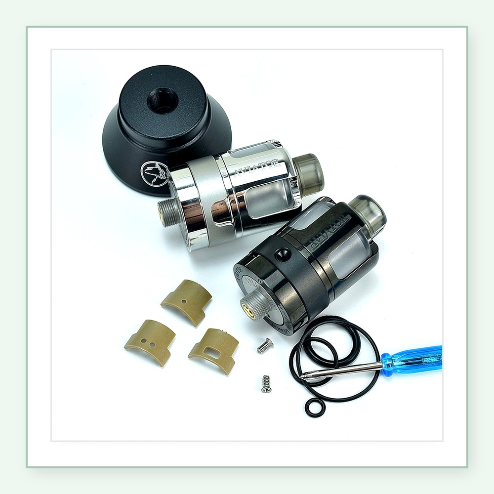 แทงค์บุหรี่ไฟฟ้า Aviator RTA ข - Vaping Air บทวิจารณ์และราคา