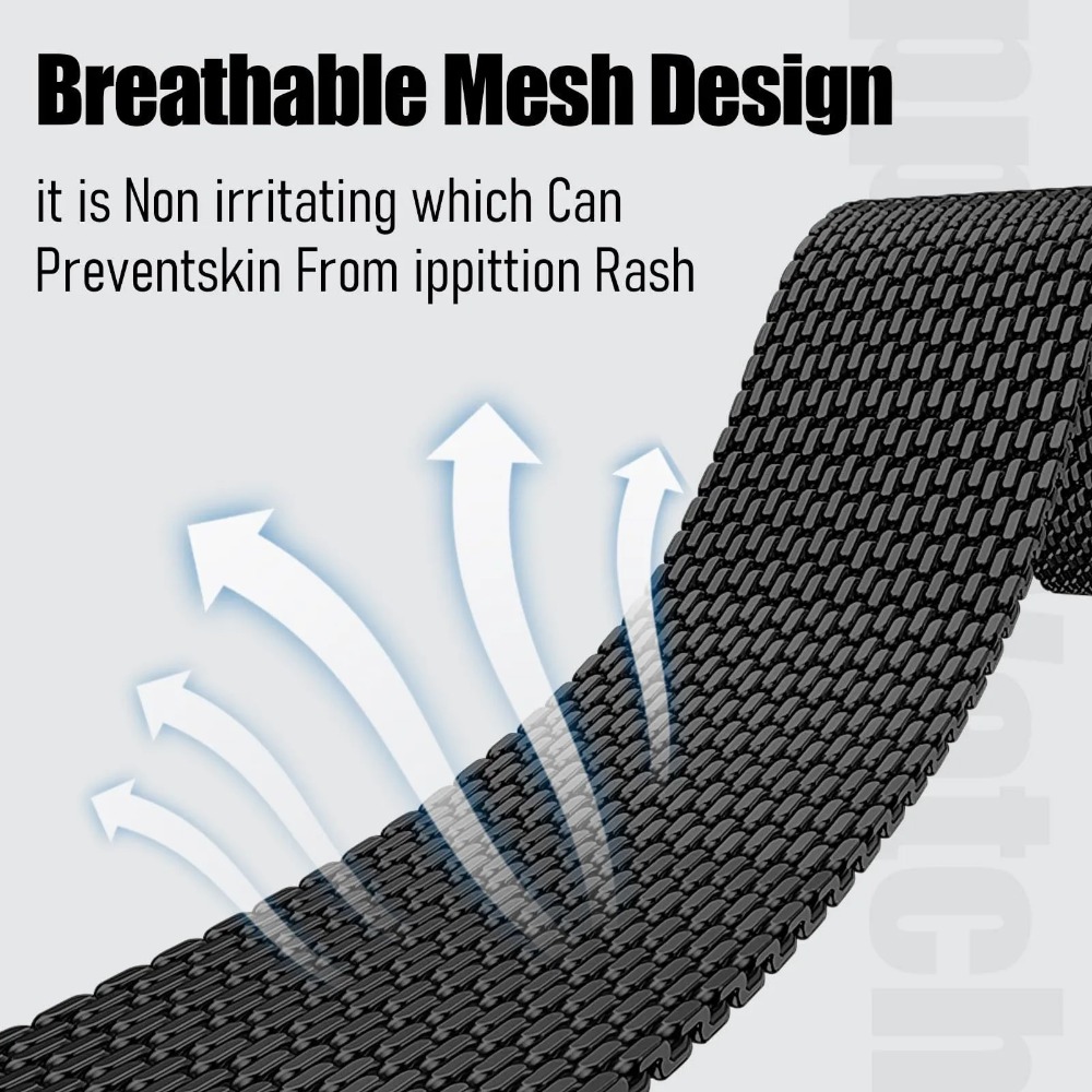 สายนาฬิกาข้อมือแบบตาข่ายสแตนเล - Mesh Coil Strip บทวิจารณ์และราคา