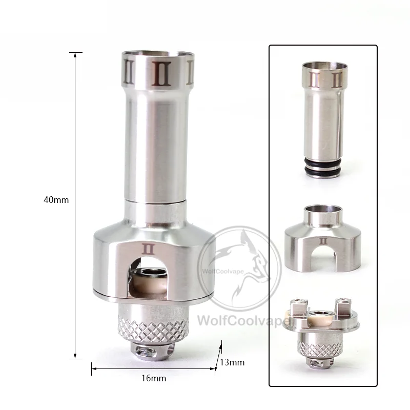WOLFCOOLVAPE NT2U สไตล์ RBA Br - Vaping Air บทวิจารณ์และราคา