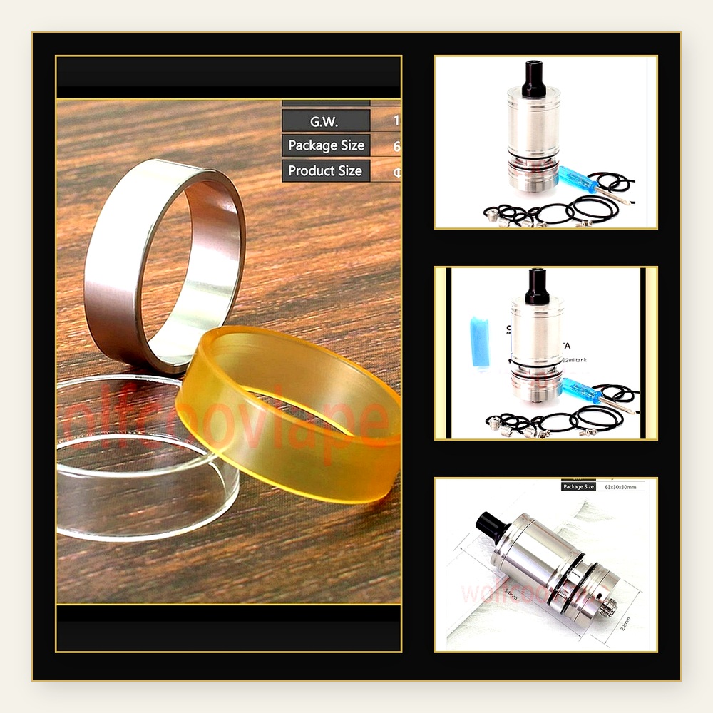 วูลฟ์คูลเวป ลินดี้ RTA อะตอมไม - Vaping Air บทวิจารณ์และราคา