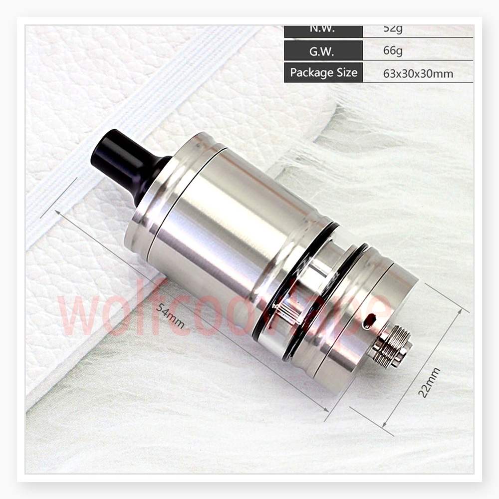Wolfcoolvape Lindy RTA 5ml Tan - Vaping Air บทวิจารณ์และราคา